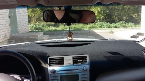 Накидка на панель Toyota Camry Тойота Камри V40 2006-2011г карпет  фото 2