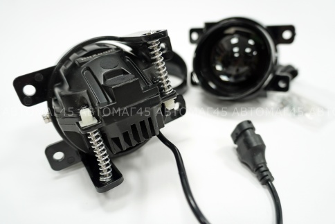 Ruzoom S19 Фары п/туманные 1 линза  Lada Vesta X-Ray и иномарки LED 64W 7500LM 2шт гарантия 6 мес фото 3