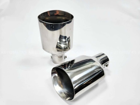 Насадка  на глушитель №705 сталь    фото 1