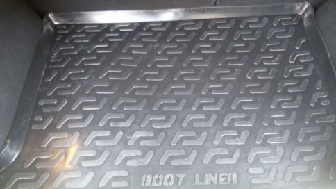 Locker  коврик в багажник пластик Renault Sandero Рено Сандеро Sandero Stepway Сандеро Степвей c 14г фото 2