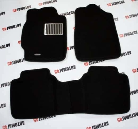 Euromat  коврики в салон 3D ворс Toyota Camry  V40 06-11г V50 V55 11-18г комплект черный    фото 2