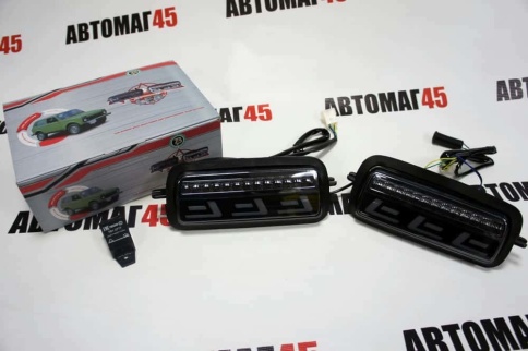 TLT  надфарники Нива 21214 урбан бронто легенд LED бегущий под LEXUS 2шт гарантия 6 мес    фото 1