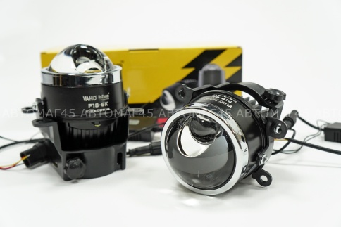 Ruzoom F18h-6k Фары п/туманные линза  Lada Vesta и иномарки LED 30/42W 2600/5900LM 2шт гарант 6 мес фото 1