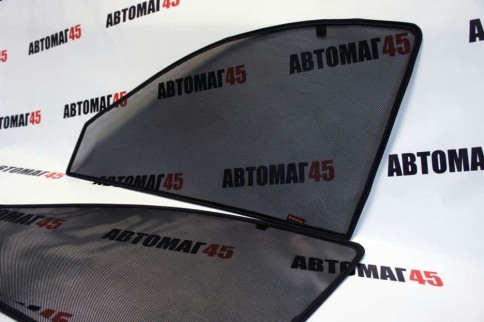 BRENZO каркасные шторки на магнитах Kalina 1 2 с/д х/б уни Granta с/д л/б с 04г Datsun перед 2шт 10% фото 5