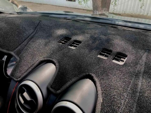 Накидка на панель Nissan Qashqai Ниссан Кашкай J10 2006-2013г карпет  фото 3