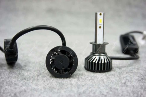 D3 LED 2шт H1 12В 28W 6000K 2800Lm с обманкой гарантия 6мес    фото 4