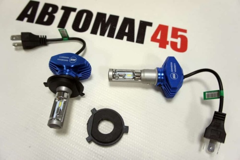 SVS S1  plus чип CSP LED 2шт H4 12В 30W 5000К 4000Lm с обманкой гарантия 5 мес    фото 8