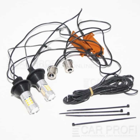 Carprofi  Лампа светодиодная P21W Дхо и поворотник 31 SMD гарантия 3 месяца CP-3030 new фото 1