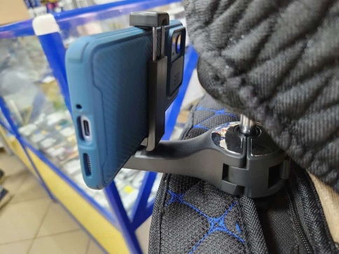 Крючок держатель складной для телефона серебристый GG-02   фото 3