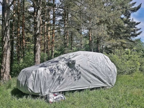 AVS  автомобильный тент всесезонный водонепроницаемый JC-520 размер ХL 482х196х145см    фото 7