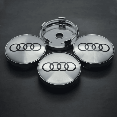 Колпачок ступицы Audi 60/57 серебро Tech Line кик слик NZDK 010 фото 4
