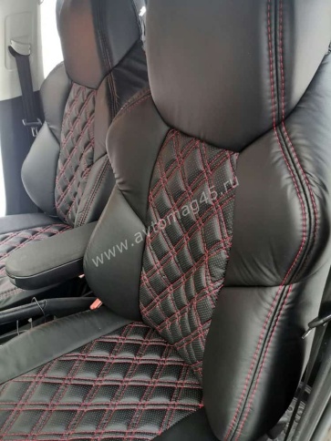 Экстрим  чехлы универсальные экокожа черный черный ромб комплект    фото 5