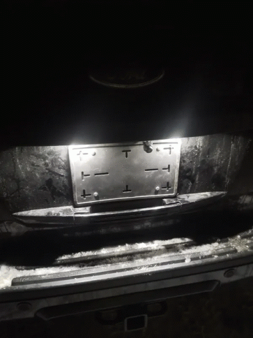 Dollex  рамка номерного знака квадратная силиконовая с адаптером 290*170мм черная 1шт    фото 3