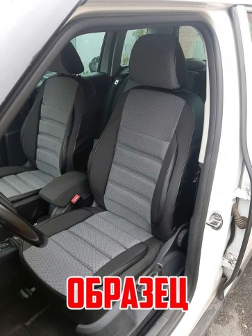 Авточехлы  Renault Logan Stepway с 13г Renault Sandero Sandero Stepway с 15г 1/1 жаккард серый Ижевс фото 1