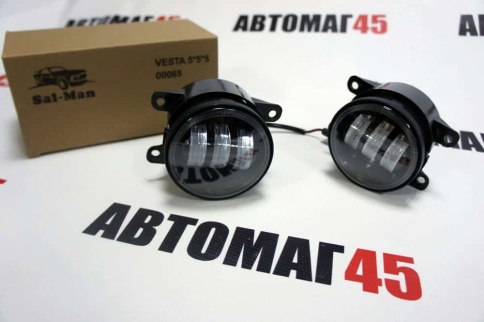 SALMAN  Фары п/туманные Лада Vesta Веста Лада X-Ray и иномарки LED 50W 4800LM 2шт гарант 6 мес фото 1