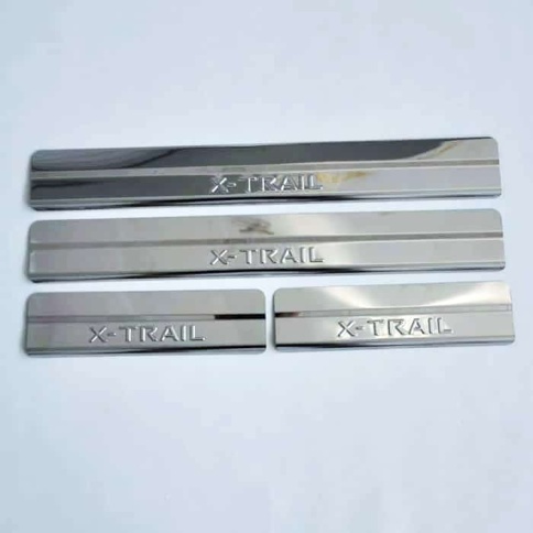 LIDER  Накладки на пороги  Nissan X-Trail Ниссан Х-Трейл T32 2013-2022г 4 шт нержавейка    фото 2