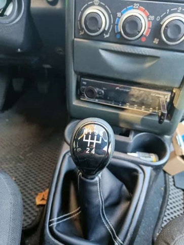 Ручка КПП 2110-2112 2113-2115 Приора 1 прямой штык Black 01251   фото 6