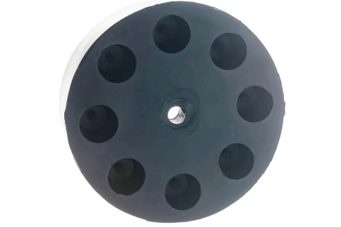 Kraft шайба  для подкатных домкратов большая резиновая диаметр 100мм высота 33мм  фото 3