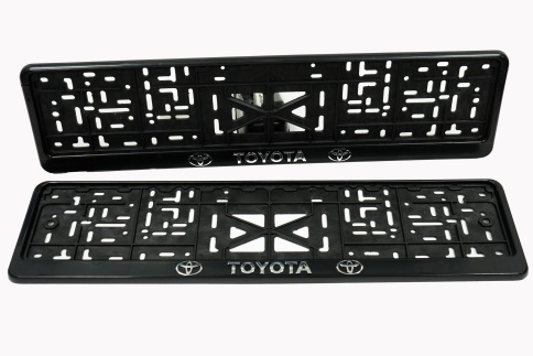 Рамка  номерного знака Toyota    фото 1