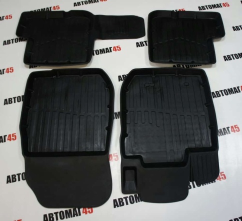 Коврики  в салон Renault Duster до 2017г Nissan Terrano c 2014г комплект 4шт    фото 1