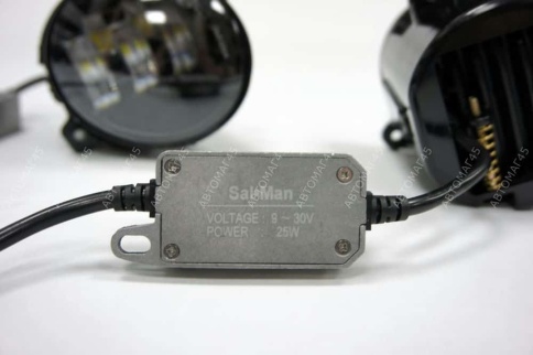 SALMAN  Фары п/туманные 5 линз Kalina Лада Granta Гранта Datsun LED 60W 4800LM 2шт гарант 6 мес фото 7