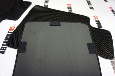 EVA ЭВА  коврики в салон Haval F7 1пок 2018-2024г Haval F7X 2020-2024г черные рисунок ромб  4шт    фото 3