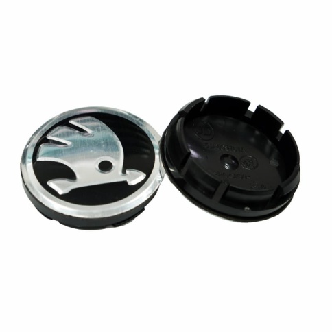 Колпачок ступицы Skoda 55/52 хром новая (191074) фото 3