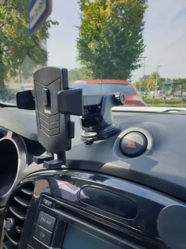 Borofone держатель телефона на лобовое стекло и приборную панель магнитный гравитационный черн CA83 фото 2