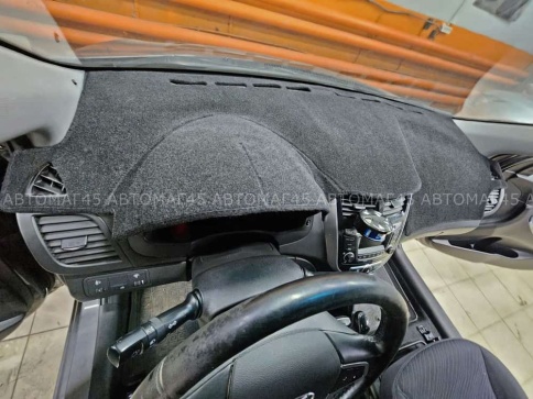 Накидка на панель Hyundai Solaris Хендай Солярис 2011-2017г карпет  фото 4