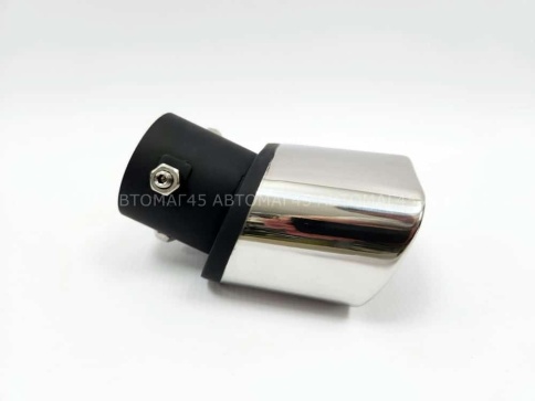 Насадка  на глушитель №438 сталь черная ZXQ-438 фото 3