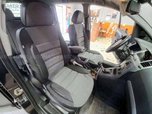 Авточехлы  Opel Zafira В Опель Зафира В пятиместный 2005-2015г жаккард черно-серый Ижевск    фото 5