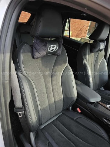 Подушка  под шею с лого Hyundai 2шт фото 4