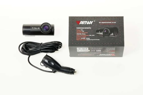 Artway AV-405 WIFI видеорегистратор Full HD 30к/сек 1920х1080 угол 140*  гарант 12мес фото 3