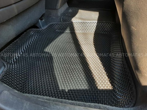 BORATEX  коврики в салон 3D EVA ЭВА Toyota Camry V40 06-11г V50 V55 11-18г черные рис ромб компл 5шт фото 5