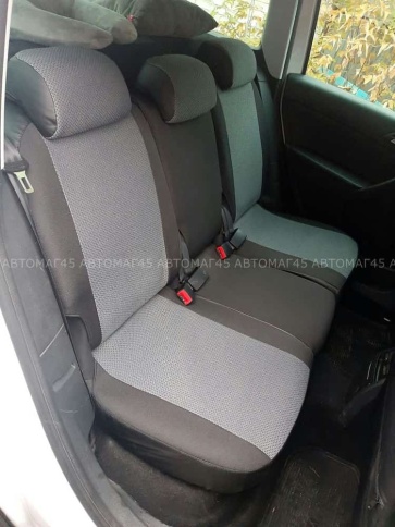 Авточехлы  Skoda Yeti Шкода Йети Skoda Roomster Румстер жаккард серый Ижевск   фото 5