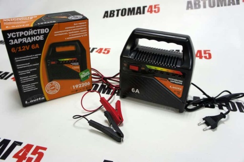 Lavita зарядное устройство для АКБ 6А до 90а/ч 6/12В Автомат С защитой от замыкания гарантия 6мес   фото 4