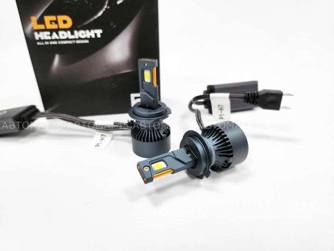 P1 лампы LED 2шт H7 12В 60W 5500K 5000Lm  с обманкой гарантия 6мес    фото 10