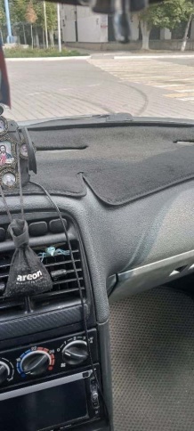 Накидка на панель ВАЗ 2110 только европанель синяя нить карпет  фото 7