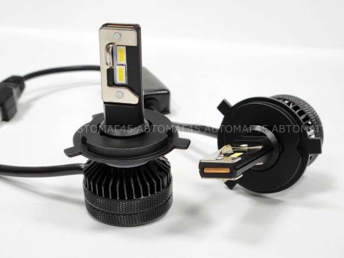 AOZOOM лампы LED 2шт H4 24В 55W 5500K 6000Lm  с обманкой гарантия 6мес    фото 5