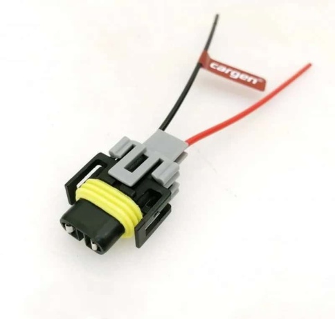 Разъем H8, H11, H27 пластиковый с проводами Garden AX-363 фото 1