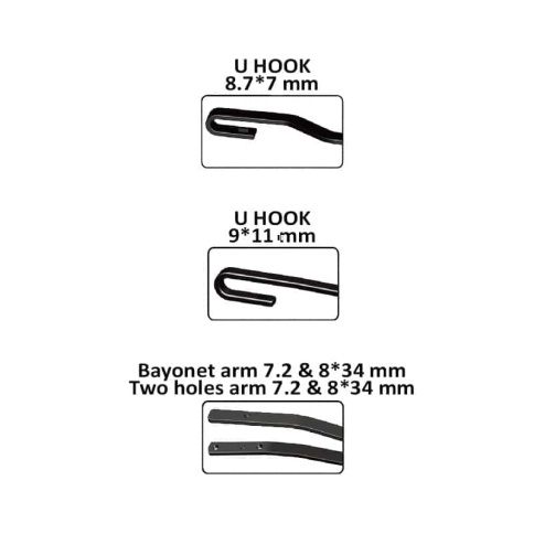 AVS  щетка стеклоочистителя каркасная 300мм    фото 3