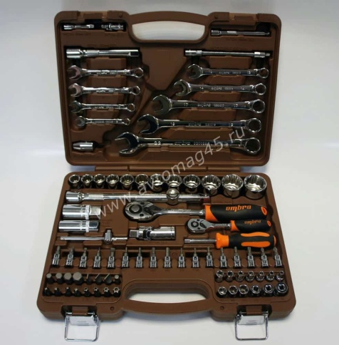 Ombra  набор инструментов 82 предмета 1/2" 1/4"   фото 1