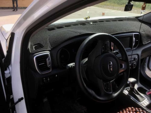 Накидка на панель Kia Sportage Киа Спортаж 2016-2022г кузов QL карпет Maximal фото 2