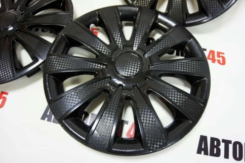 Star  Колпаки R14 черный Карат комплект    фото 4