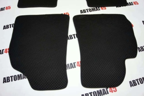 EVA ЭВА  коврики в салон Chery Tiggo 4 c 2017г черные рисунок ромб  комплект 4шт    фото 5
