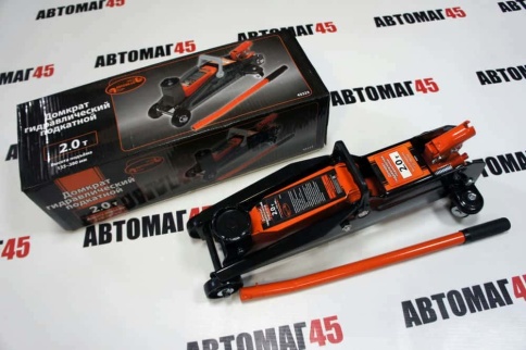 Автодело  домкрат 2т гидравлический подкатной высота 135-380мм    фото 1