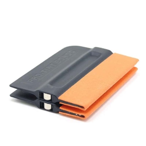 Pro-Tint Bondo Ракель для тонировки магнитный с замшей пластик 10см  фото 3