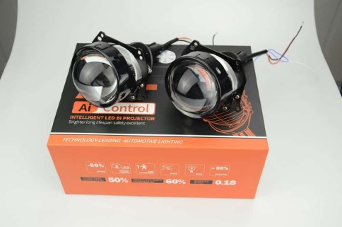 Aozoom  A5 светодиодные Би-Led линзы 3.0" 12V 35W 5500K гарантия 12 месяцев    фото 14