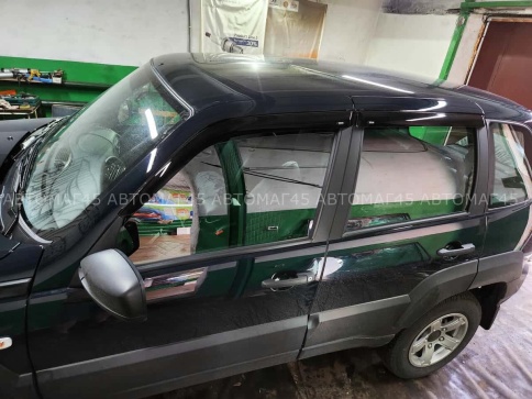 VAD дефлекторы окон Шевроле Нива 09-20г Chevrolet Niva Travel с 20г  комплект 4шт    фото 4