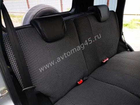 Авточехлы  Нива Шевроле Niva 2014-2020г Нива Travel с 2020г жаккард черный    фото 6